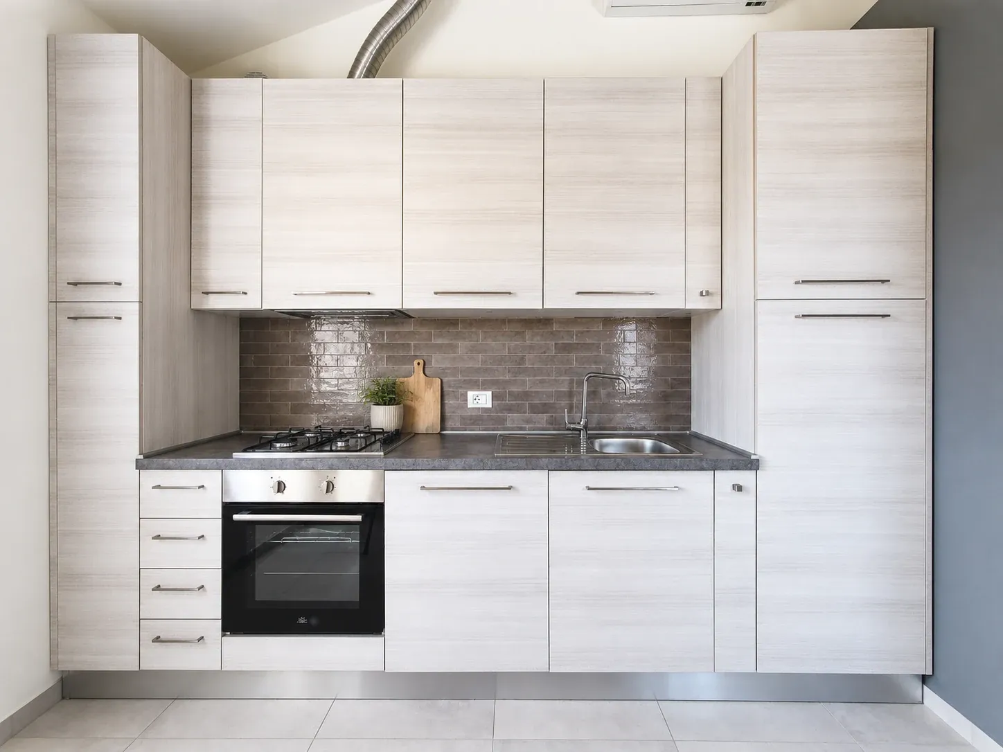 Casa Origami: cucina e zona giorno